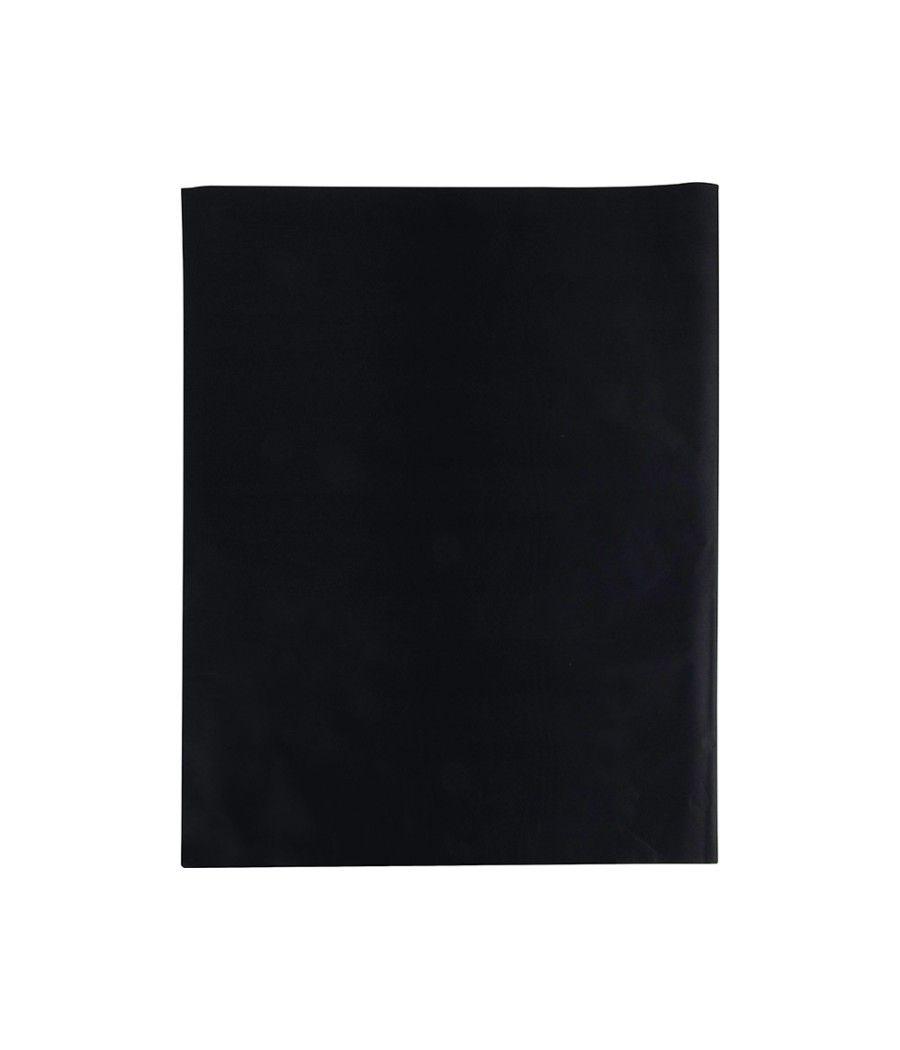 Papel seda liderpapel negro 52x76 cm 18 gr -paquete de 25 hojas - Imagen 3