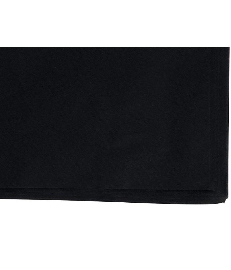 Papel seda liderpapel negro 52x76 cm 18 gr -paquete de 25 hojas - Imagen 4