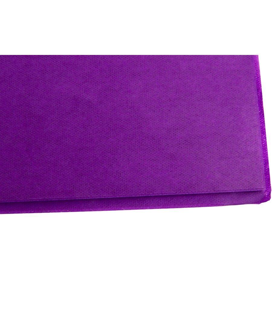 Papel seda liderpapel violeta 52x76 cm 18 gr -paquete de 25 hojas - Imagen 4