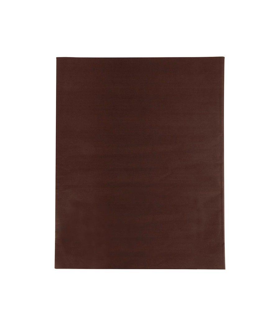 Papel seda liderpapel marron 52x76 cm 18 gr -paquete de 25 hojas - Imagen 3