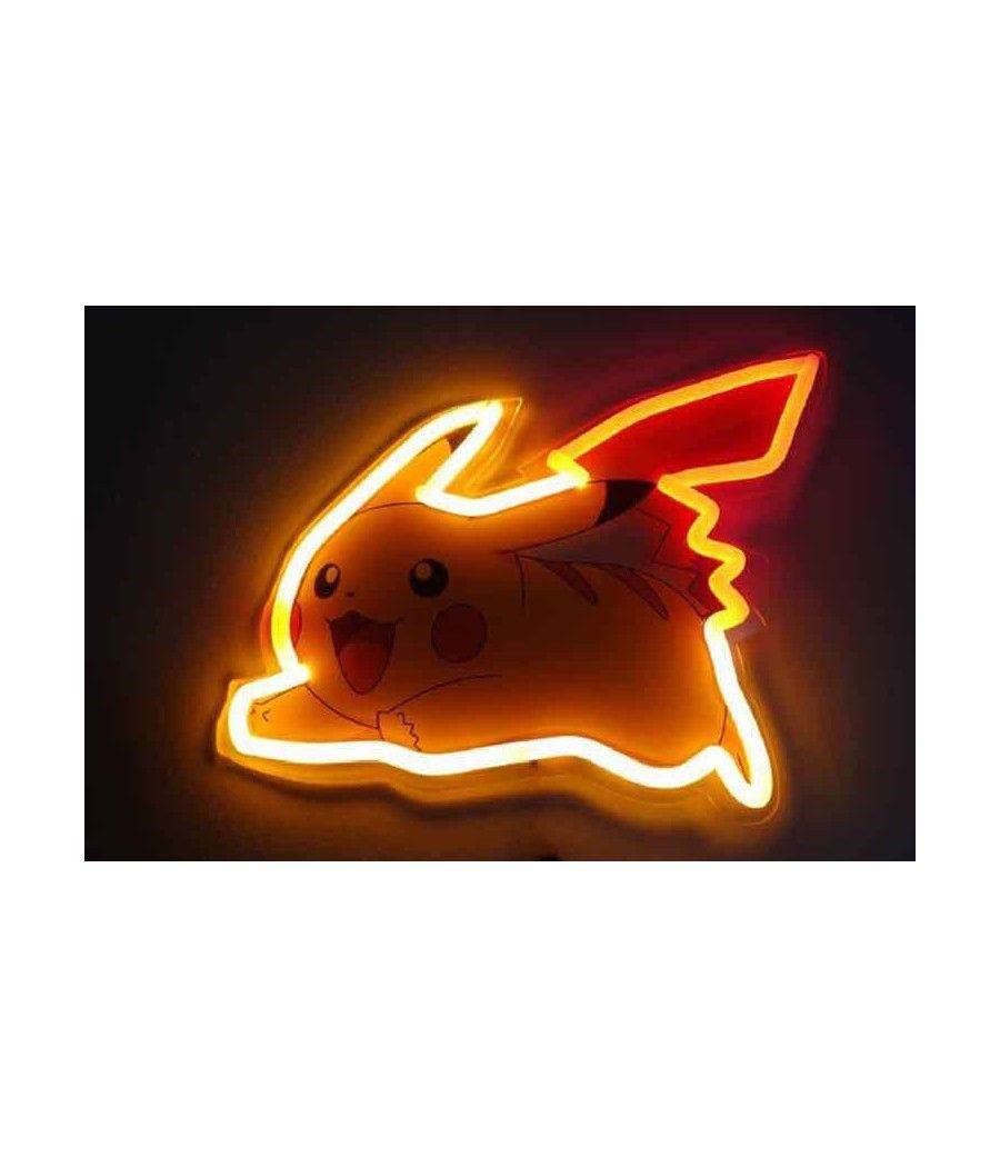 Lampara led neon teknofun madcow entertainment pokemon 30 cm - Imagen 1