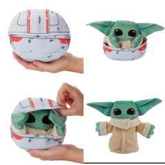 Peluche hasbro star wars the mandalorian the child baby yoda transformer - Imagen 1