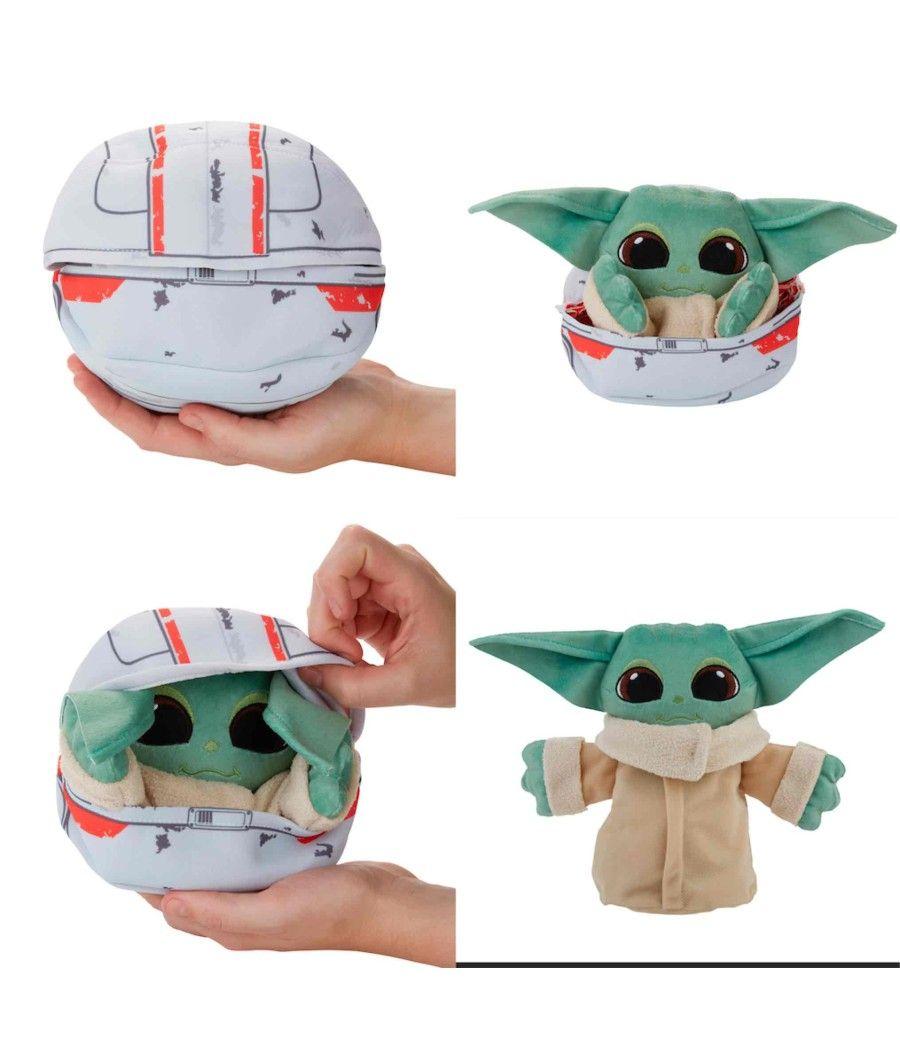 Peluche hasbro star wars the mandalorian the child baby yoda transformer - Imagen 1