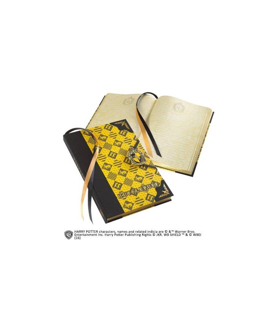 Libreta diario the noble collection harry potter hufflepuff cierre especial - Imagen 1