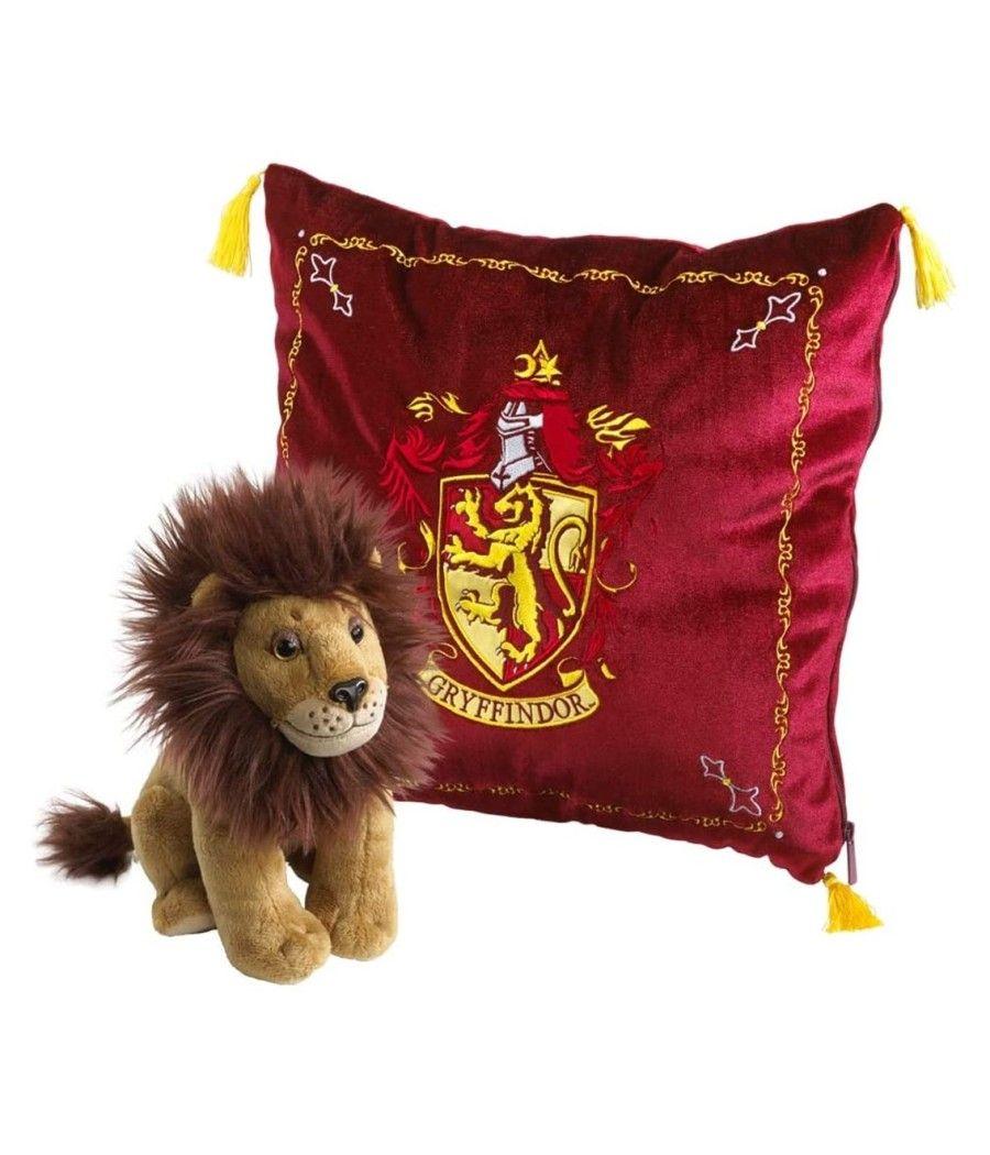 Peluche pack the noble collection harry potter leon mascota gryffindor + cojin gryffindor - Imagen 1