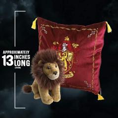 Peluche pack the noble collection harry potter leon mascota gryffindor + cojin gryffindor - Imagen 3