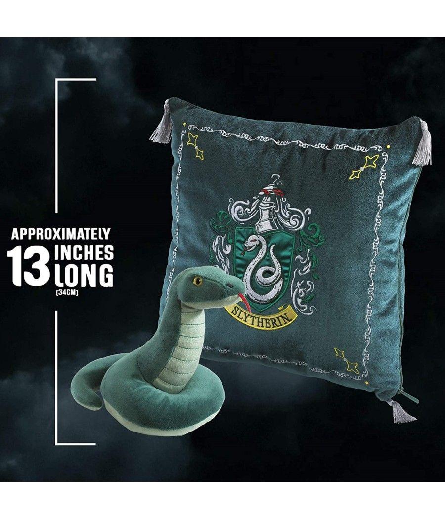 Peluche pack the noble collection harry potter serpiente mascota slytherin + cojin slytherin - Imagen 2