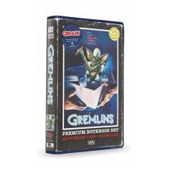 Set papeleria vhs sd toys gremlins libreta chapas y boligrafo - Imagen 1