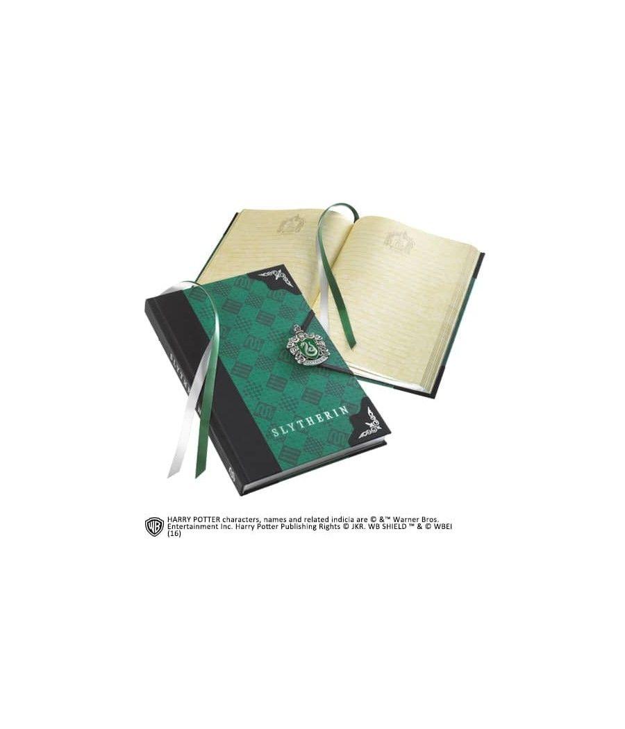 Libreta diario the noble collection harry potter slytherin cierre especial - Imagen 1