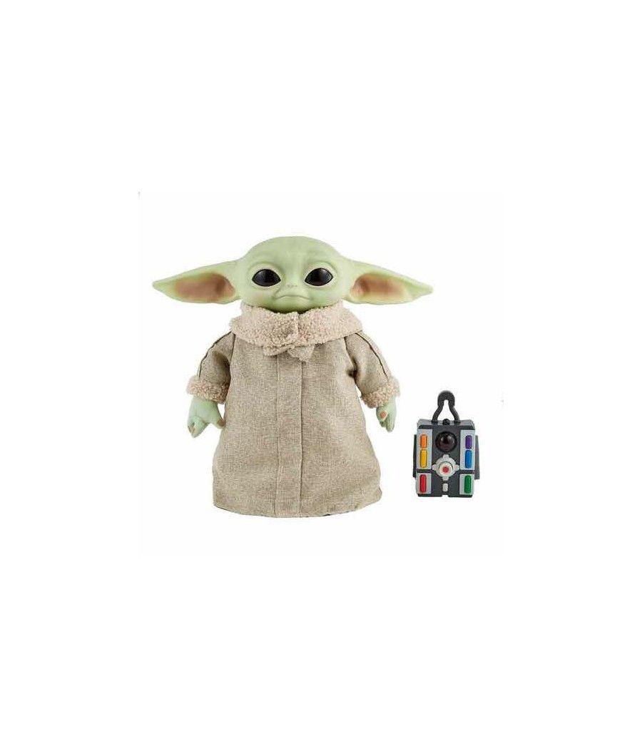 Peluche mattel el mandaloriano star wars baby yoda con control remoto - Imagen 1