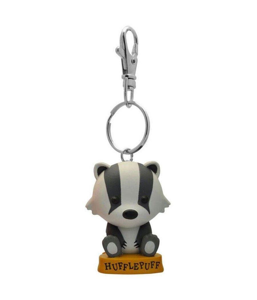 Llavero plastoy harry potter mascota casa hufflepuff chibi pvc - Imagen 1