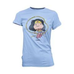 Camiseta funko pop super cute tee dc wonder woman con cuerda talla l niña 23301 - Imagen 1