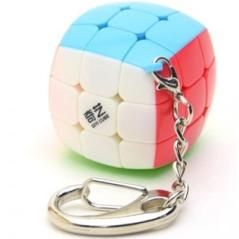 Cubo de rubik qiyi mini 3.5cm llavero 3x3 stickerless - Imagen 1