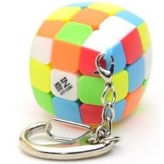 Cubo de rubik qiyi mini 3.5cm llavero 3x3 stickerless - Imagen 2
