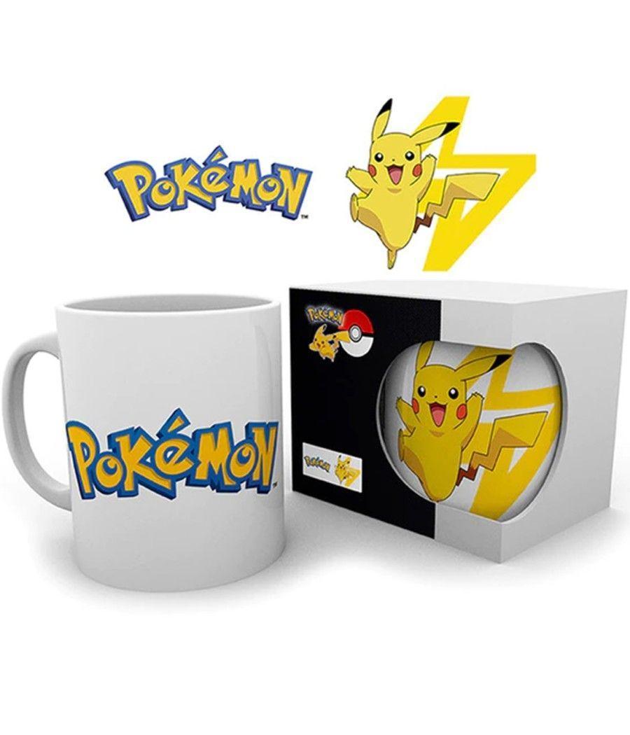 Taza 320 ml abysse pokemon logo & pikachu - Imagen 2