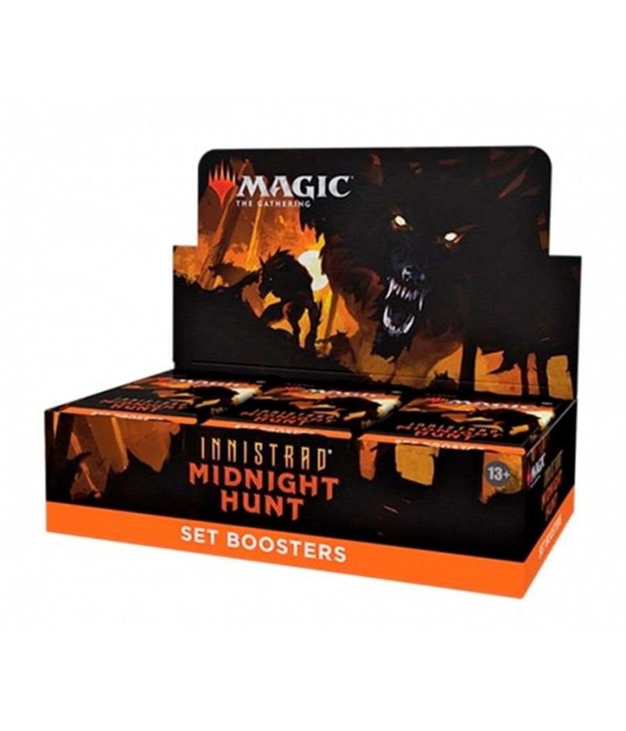 Juego de cartas set booster wizards of the coast magic the gathering innistrad midnight hunt 30 sobres ingles - Imagen 1