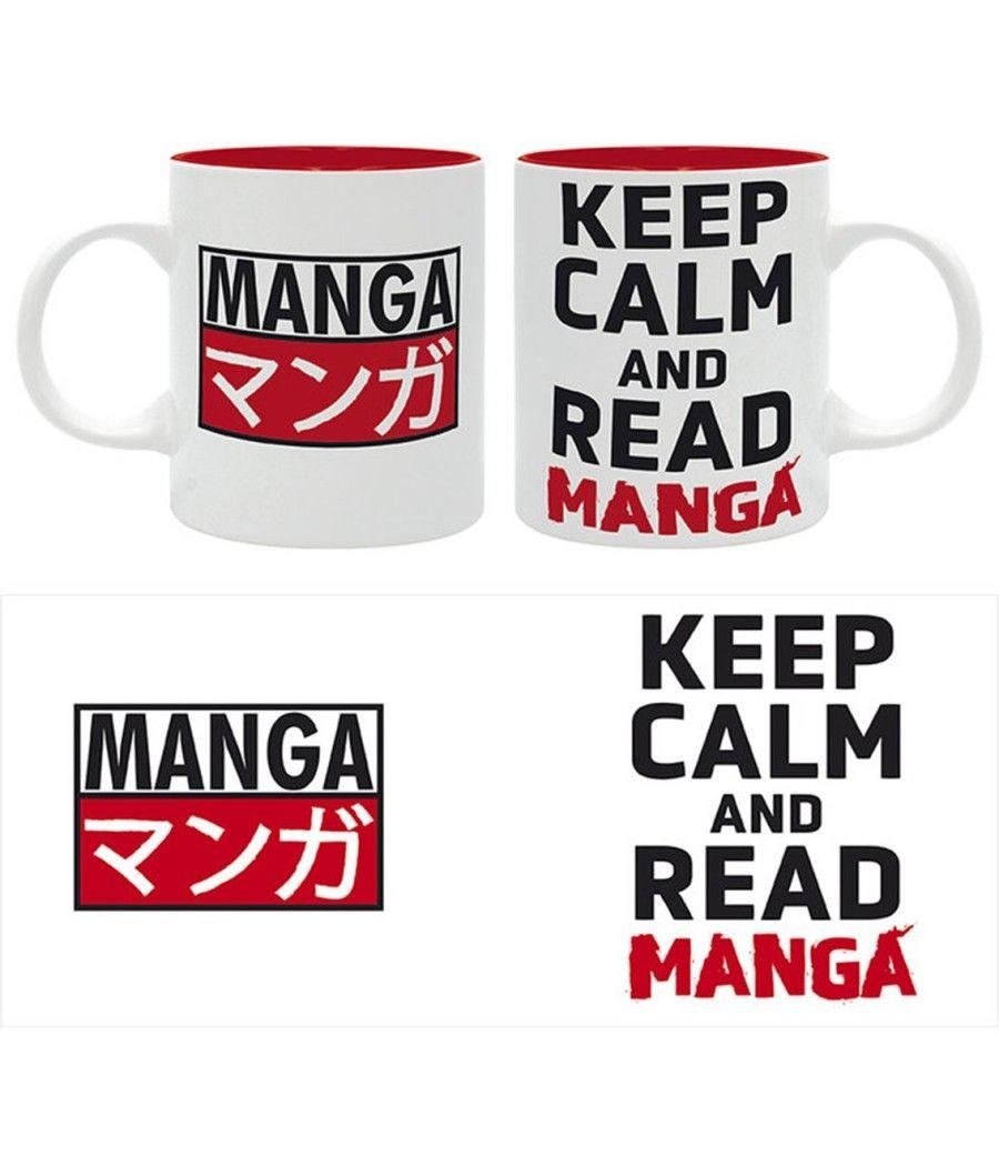 Taza keep calm and read manga - Imagen 1