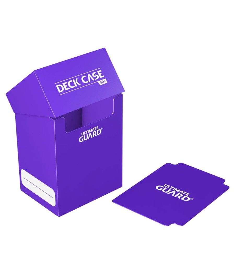 Caja de cartas ultimate guard deck case 80+ tamaño estándar violeta - Imagen 3