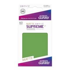 Fundas de cartas ultimate guard supreme ux tamaño japonés verde mate (60)