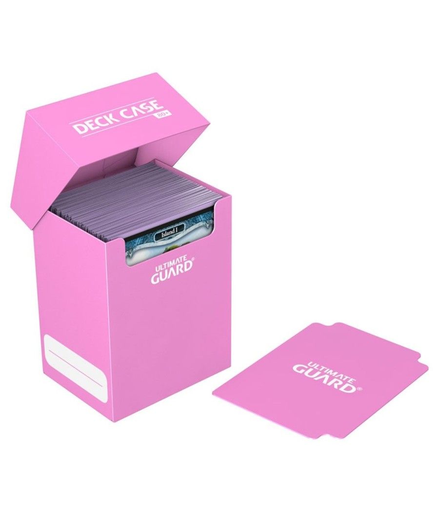 Caja de cartas ultimate guard deck case 100+ tamaño estándar fucsia - Imagen 4