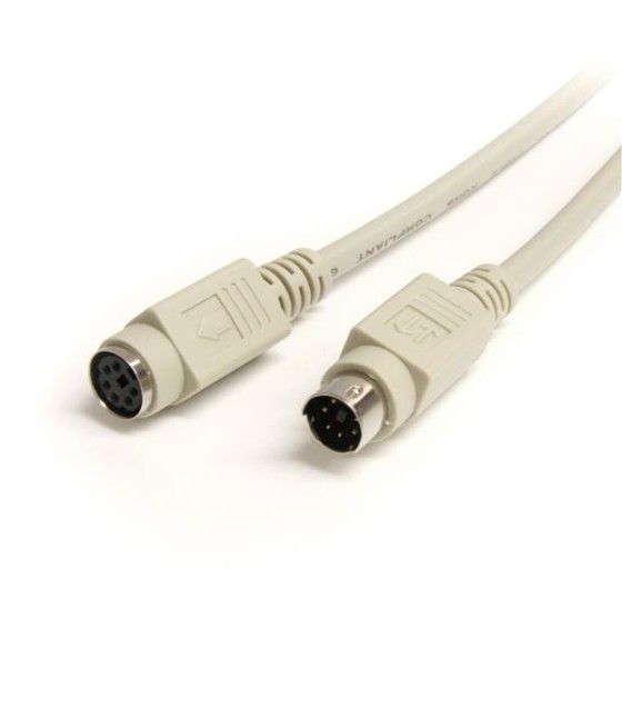 StarTech.com 6 ft. PS/2 Keyboard/Mouse Extension Cable cable ps/2 1,83 m Beige