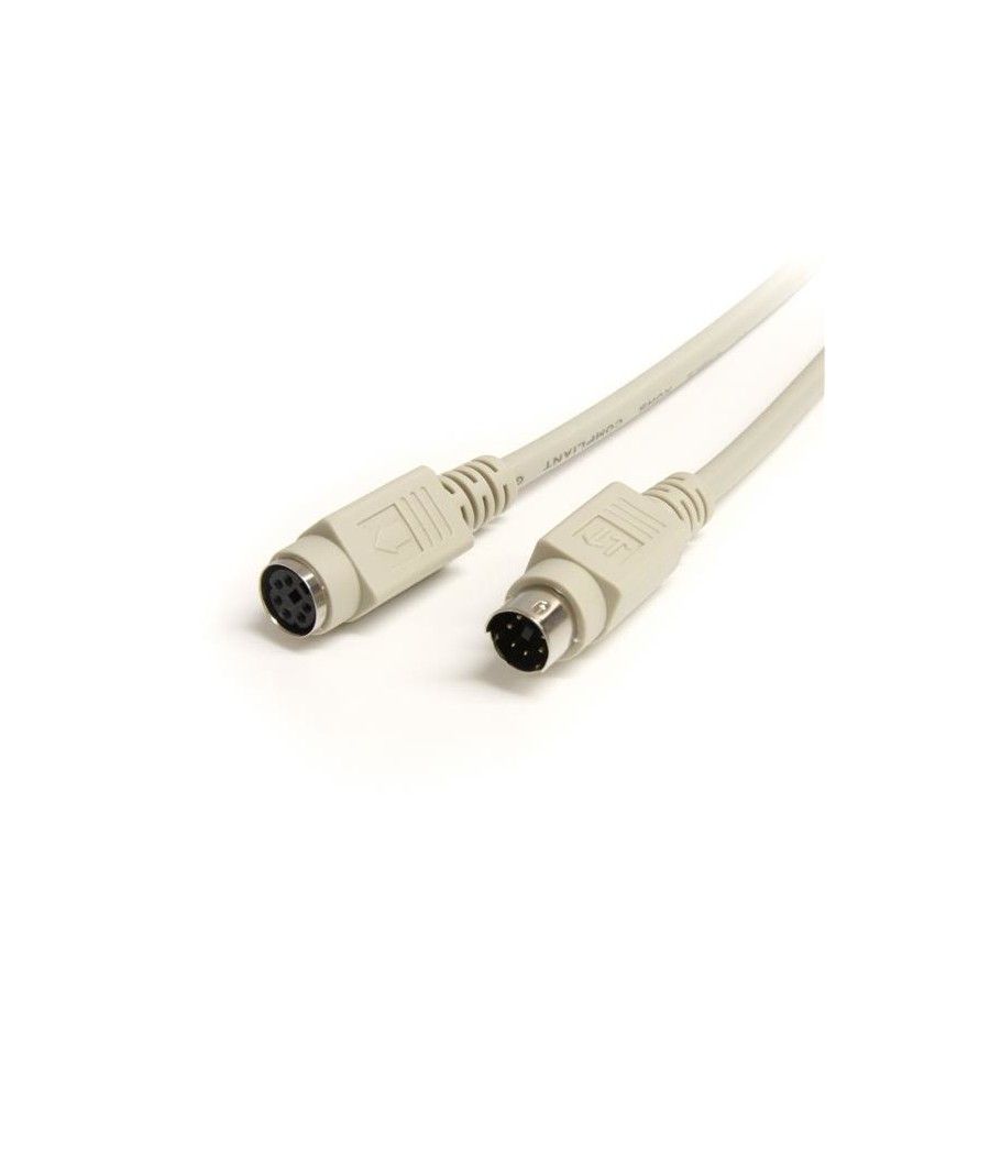 StarTech.com 6 ft. PS/2 Keyboard/Mouse Extension Cable cable ps/2 1,83 m Beige - Imagen 2