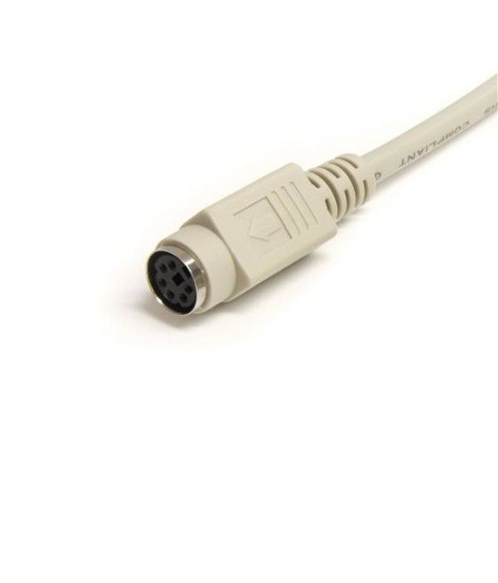StarTech.com 6 ft. PS/2 Keyboard/Mouse Extension Cable cable ps/2 1,83 m Beige - Imagen 3