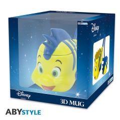 Taza 3d abystyle disney la sirenita - flounder - Imagen 4