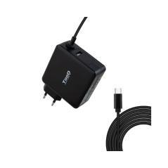 Cargador automatico portatil 1xusb-c 90w negro tooq - Imagen 1