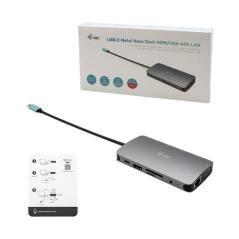 i-tec USB-C Metal Nano Dock HDMI/VGA with LAN + Charger 112W - Imagen 5