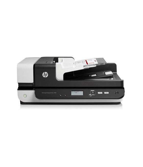 HP Scanjet Enterprise Flow 7500 Escáner de superficie plana y alimentador automático de documentos (ADF) 600 x 600 DPI A4 Negro,