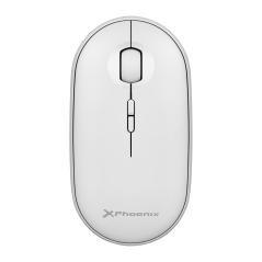 Phoenix rebble ratón inalambrico bluetooth o 2.4 ghz con receptor usb clic silencioso para portátil notebook pc chomebook mac co