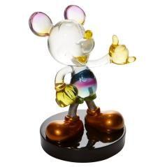 Figura resina enesco disney mickey & minnie grand jester mickey mouse