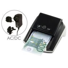 Detector y contador q-connect de billetes falsos con cargador electrico puerto usb actualizacion de divisas