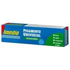 Pegamento imedio universal sin disolventes transparente banda azul 35 ml pack 24 unidades