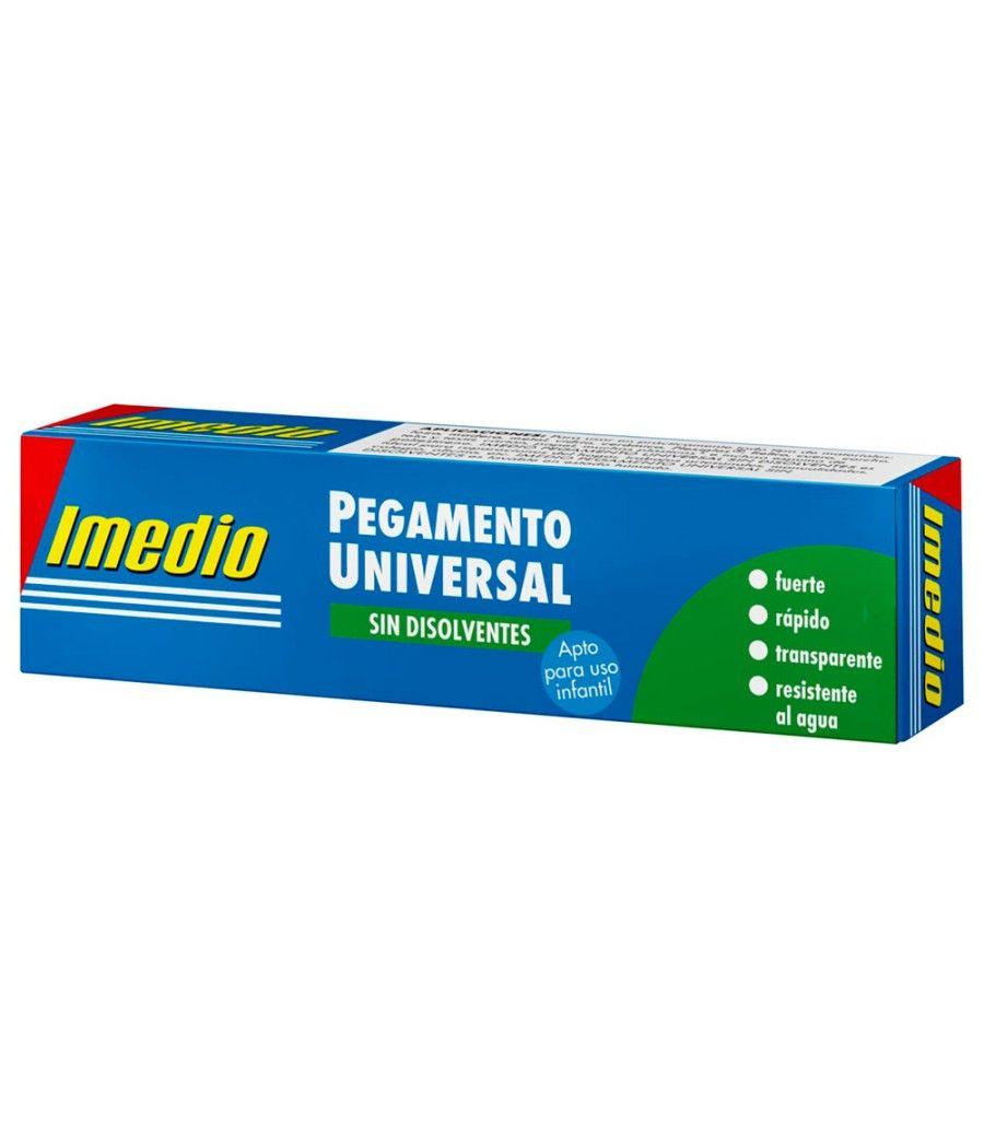 Pegamento imedio universal sin disolventes transparente banda azul 35 ml pack 24 unidades