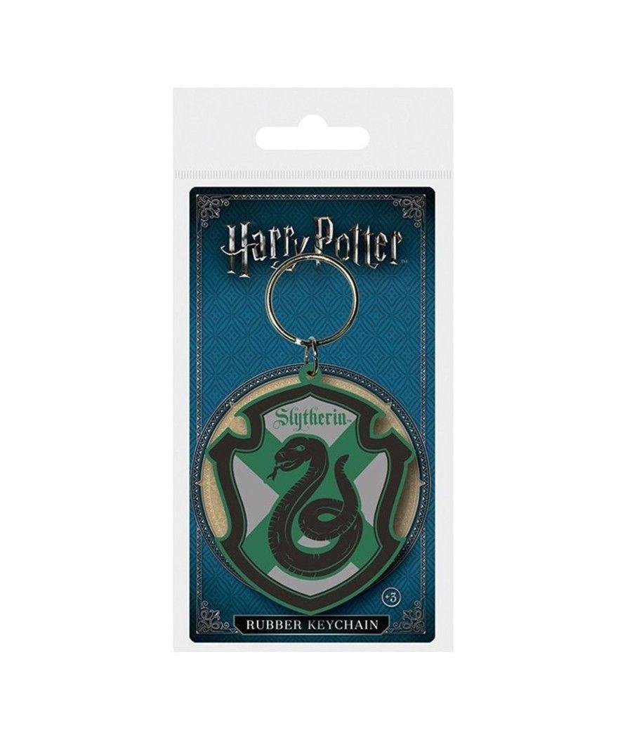 Llavero pyramid harry potter slytherin escudo