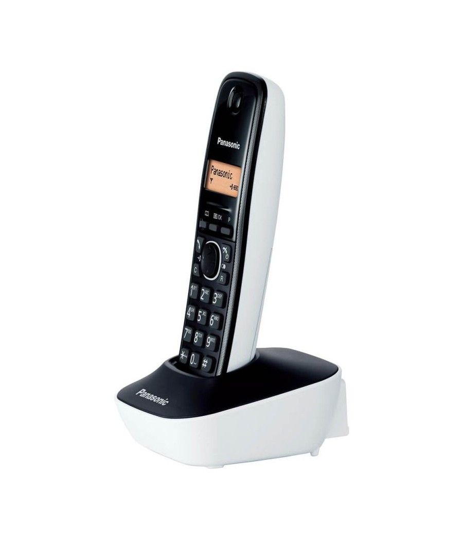 Teléfono inalámbrico panasonic kx-tg1611/ negro y blanco