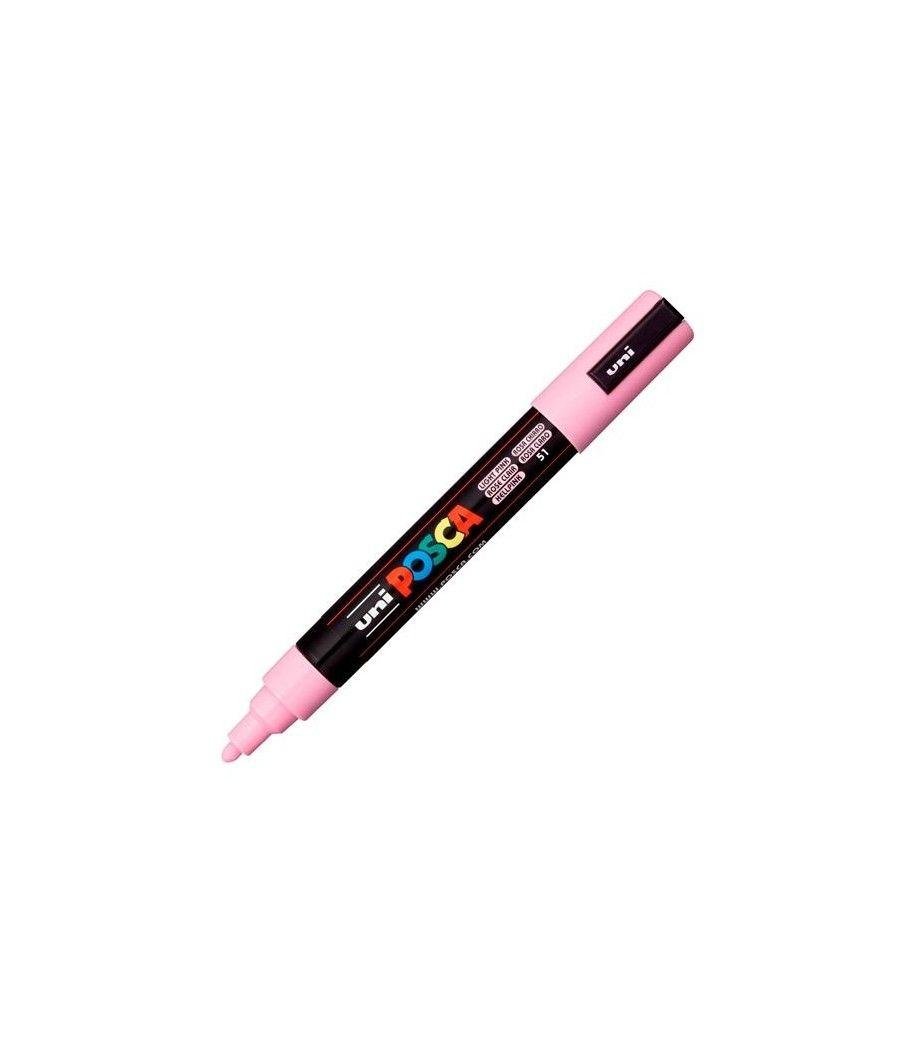 Uniball marcador posca pc-5m no permanente punta forma de bala 1,8 - 2,5 mm rosa claro