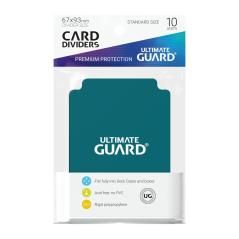Tarjetas separadoras para cartas ultimate guard tamaño estándar gasolina azul (10)