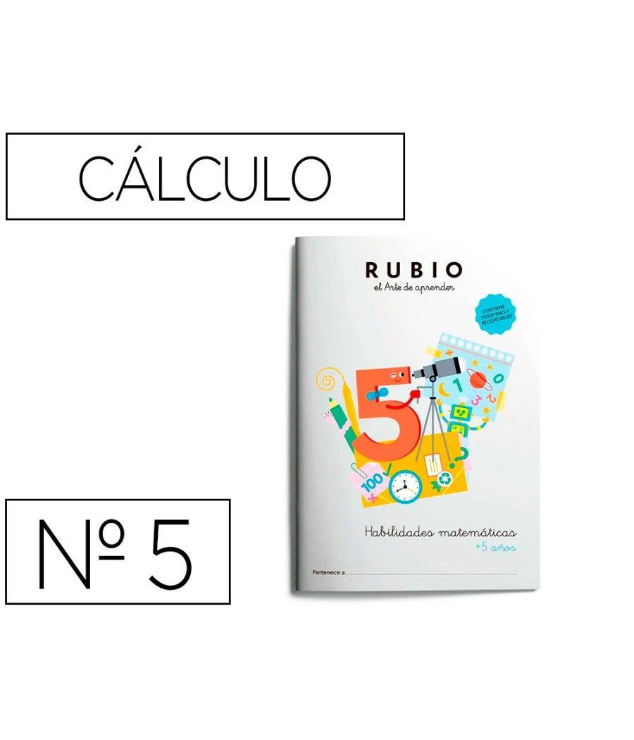 Cuaderno rubio habilidades matematicas + 5 años