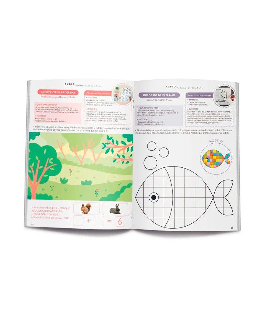 Cuaderno rubio habilidades matematicas + 5 años