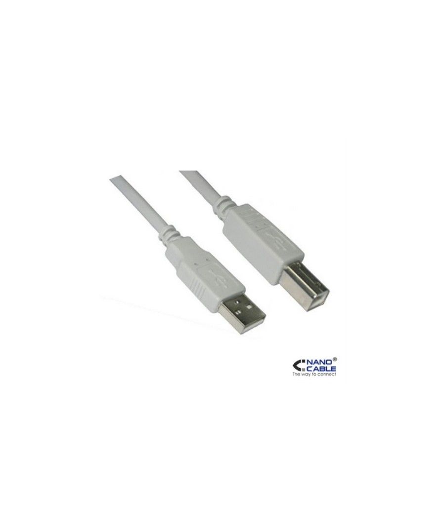 Nanocable - Cable USB 2.0 para impresora de 4,5m conexión A/M-B/M - Imagen 1