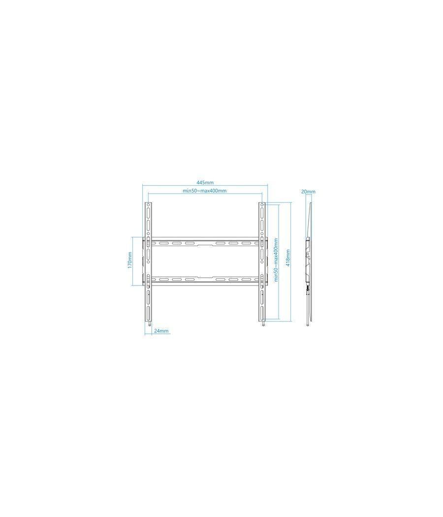 Soporte pared pantallas 32-70 negro