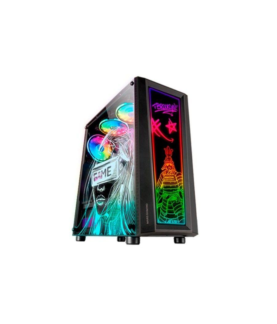 Caja semitorre mcart negro atx mars gaming