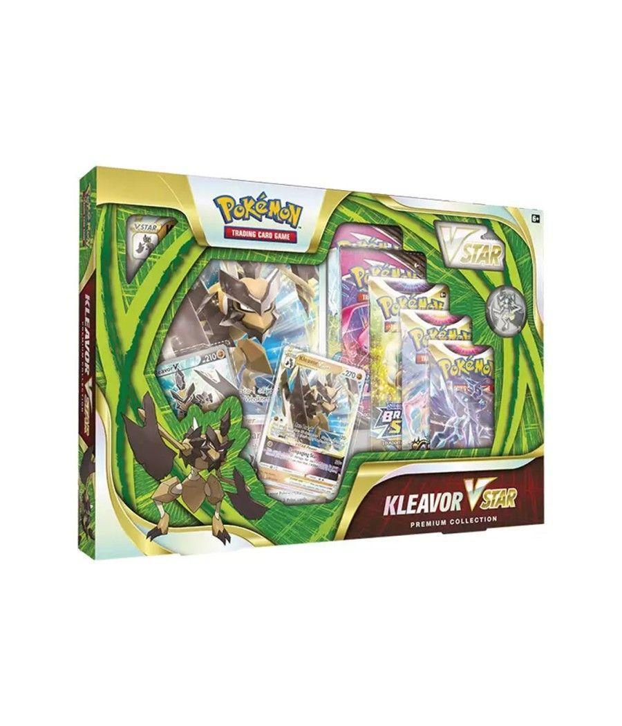 Juego de cartas pokemon tcg colección premium kleavor vstar