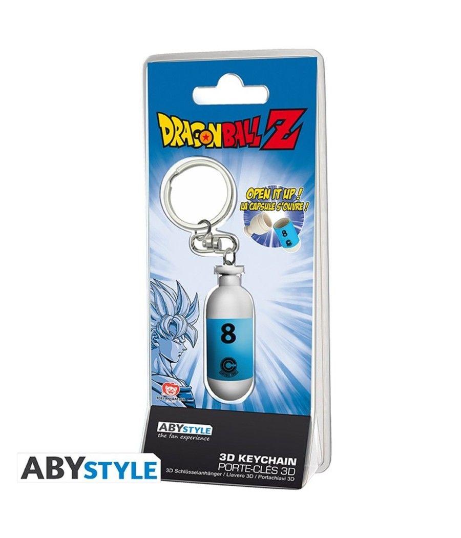 Llavero 3d abystyle dragon ball capsula azul