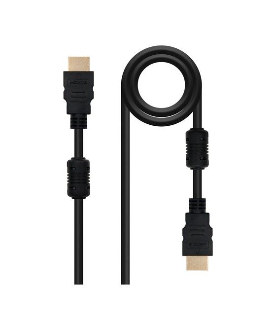 Nanocable HDMI, 5m cable HDMI HDMI tipo A (Estándar) Negro - Imagen 1