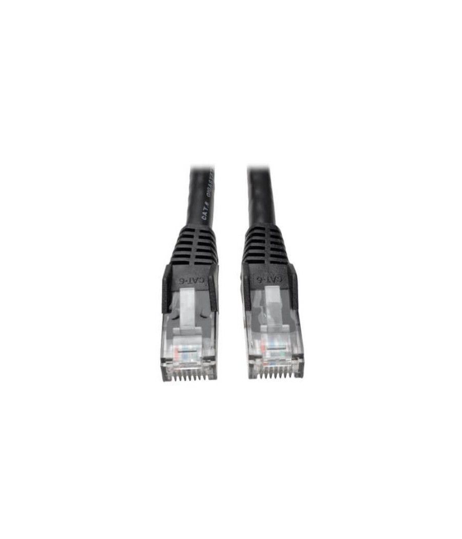 Tripp Lite N201-003-BK Cable Ethernet (UTP) Patch Moldeado Snagless Cat6 Gigabit (RJ45 M/M), Negro, 0.91 m [3 pies]
