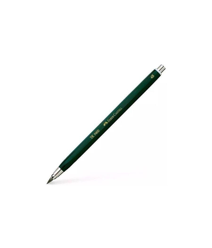Faber castell portaminas tk9400 3,15mm mina 4b verde pack 5 unidades